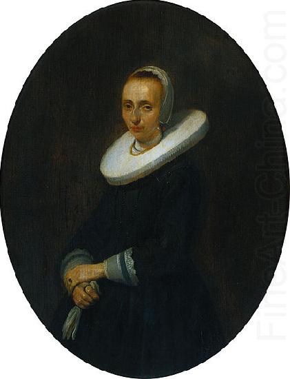 Gerard ter Borch the Younger Portrait of Johanna Bardoel (1603-1669). china oil painting image
